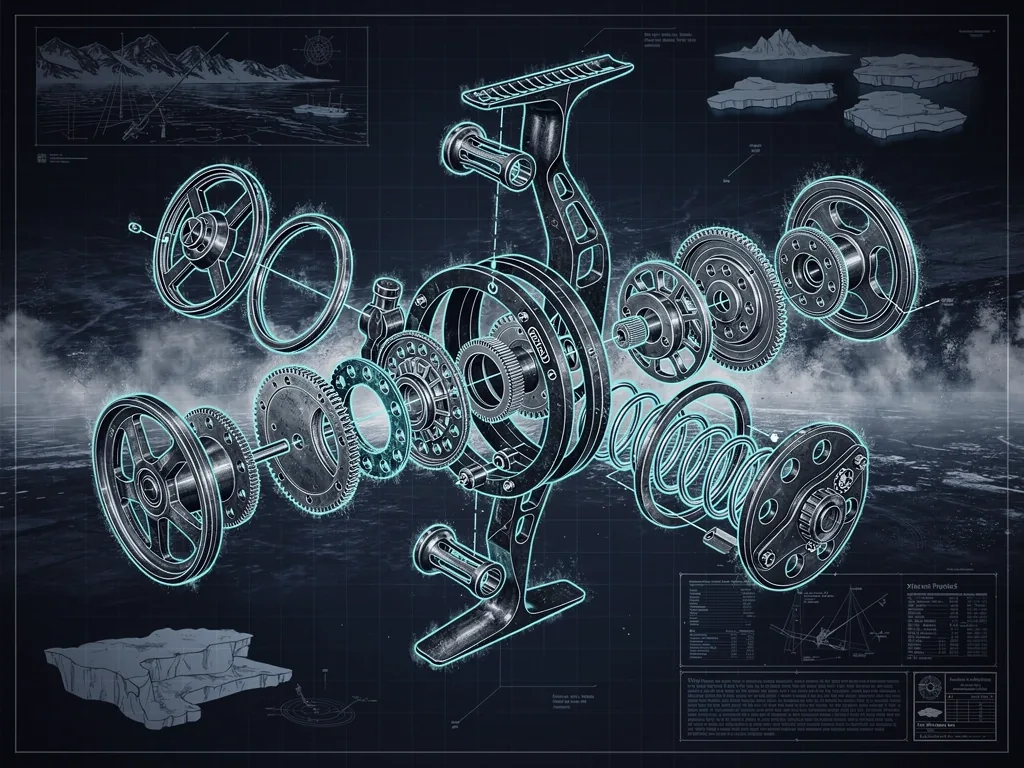 Technical schematics for deep-sea fishing equipment